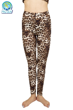 LEGGINGS ANIMALIER LEOPARDATO DONNA
